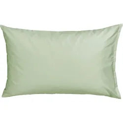 Kissenbezug Kos Grün Satin 65 cm 65 cm - Farbe: moosgrün - Kissenbezug