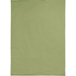 Duvetbezug Kos Grün Satin 210 cm 160 cm - Farbe: olive - Material: Baumwollsatin - Duvetbezug
