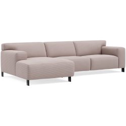 Ecksofa Vada Rosa Stoff 301 cm 160 cm - Farbe: Altrosa - Möbel Konfigurator: Traummöbel individuell zusammenstellen - Ecksofa