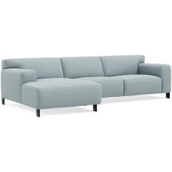 Ecksofa Vada Blau Stoff 301 cm 160 cm - Farbe: Aqua - Möbel Konfigurator: Traummöbel individuell zusammenstellen - Ecksofa