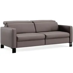 Sofa Move Braun Leder 212 cm 100 cm - Farbe: braun-grau - Möbel Konfigurator: Traummöbel individuell zusammenstellen - Sofa