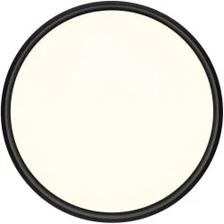 Deckenlampe Led Schwarz Eisen 50 cm 8.5 cm - LED - Lichtfarbe: Extra warmweiss - Deckenlampe- LED Energiesparlampe