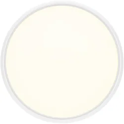 Deckenlampe Nina Weiss Eisen 50 cm 8.5 cm - LED - Lichtfarbe: Extra warmweiss - Deckenlampe- LED Energiesparlampe