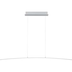 Pendellampe Sira Silber Eisen 150 cm - LED - Lichtfarbe: Extra warmweiss - Pendellampe- LED Energiesparlampe