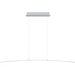 Pendellampe Sira Silber Eisen 150 cm - LED - Lichtfarbe: Extra warmweiss - Pendellampe- LED Energiesparlampe