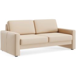 Sofa Devin Beige Leder 180 cm 90 cm - Möbel Konfigurator: Traummöbel individuell zusammenstellen - Sofa