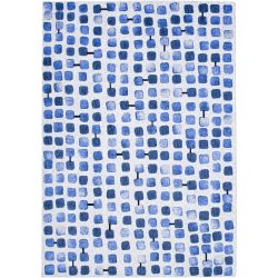 Teppich Cobblestone Blau Polyester 280 cm 390 cm - Teppich
