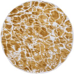 Teppich Swim Gelb Polyester 240 cm 240 cm - Teppich