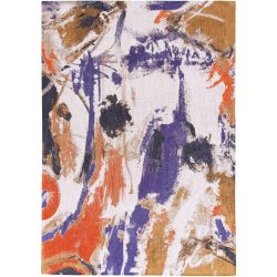 Teppich Fresque Lila Polyester 170 cm 240 cm - Farbe: purple - Teppich