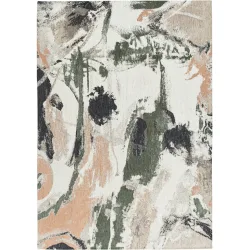 Teppich Fresque Mehrfarbig Polyester 140 cm 200 cm - Farbe: multicolor - Teppich