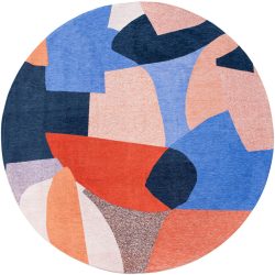 Teppich Shapes Mehrfarbig Polyester 240 cm 240 cm - Farbe: multicolor - Teppich