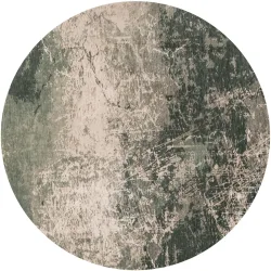 Teppich Cracks Beige/Schwarz/Grün Polyester 240 cm 240 cm - Teppich
