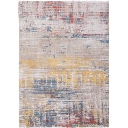 Teppich Streaks Grau/Gelb/Beige/Blau Polyester 200 cm 280 cm - Farbe: multicolor - Teppich