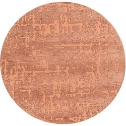 Teppich Baobab Kupfer Polyester 140 cm 140 cm - Farbe: copper - Teppich