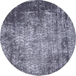 Teppich Jacob's Ladder Grau Polyester 140 cm 140 cm - Teppich