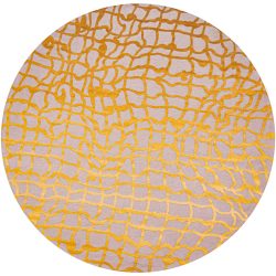 Teppich Dedalo Gelb Polyester 140 cm 140 cm - Teppich