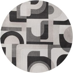 Teppich Module Mehrfarbig Polyester 140 cm 140 cm - Farbe: multicolor - Teppich