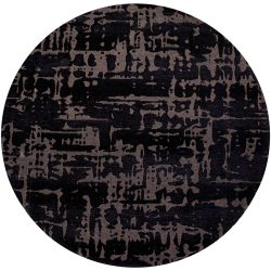 Teppich Baobab Schwarz Polyester 140 cm 140 cm - Teppich