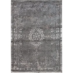 Teppich Medallion Grau/Weiss Polyester 200 cm 280 cm - Farbe: grau, weiss - Teppich