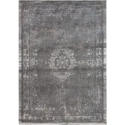 Teppich Medallion Grau/Weiss Polyester 200 cm 280 cm - Farbe: grau, weiss - Teppich
