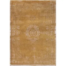 Teppich Medallion Orange/Gelb/Weiss Polyester 80 cm 150 cm - Farbe: Orange, Gelb, Weiss - Teppich