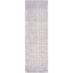 Teppich Jacob's Ladder Gelb Polyester 80 cm 250 cm - Teppich