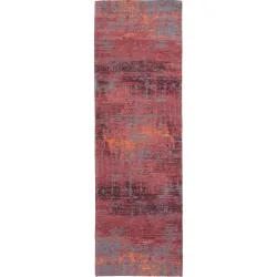 Teppich Streaks Rot Polyester 80 cm 250 cm - Teppich