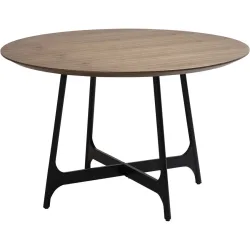 DAN-FORM Tisch Ooid Braun Holz 120 cm - Material: Nussbaum - Tisch