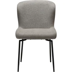 DAN-FORM Stuhl Glam Braun Polyester 61.5 cm - Stuhl