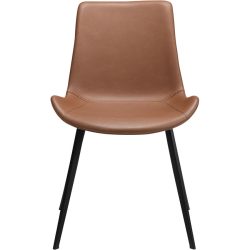 DAN-FORM Stuhl Hype Braun Kunstleder 58.5 cm - Material: Polyurethan - Stuhl