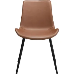 DAN-FORM Stuhl Hype Braun Kunstleder 58.5 cm - Material: Polyurethan - Stuhl