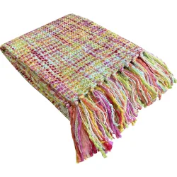Wohndecke Alex Mehrfarbig Polyester 170 cm 130 cm - Farbe: Multi - Wohndecke