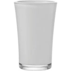 Vase Leonardo Weiss Glas 21 cm