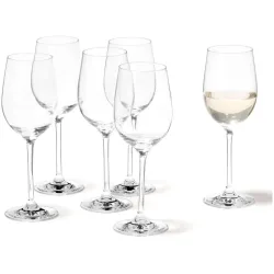 Weissweingläser-Set Leonardo Transparent Kristall 21 cm 5.7 cm - Material: Kristallglas - Weissweingläser-Set