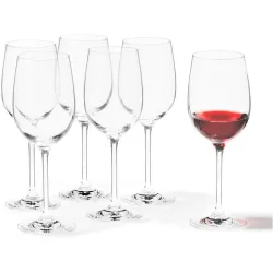 Leonardo - Weissweinglas Ciao+ 370 ml, 6 Stück, Transparent, One Size