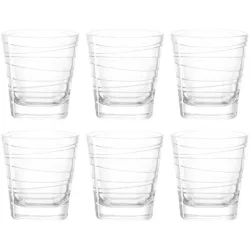 Leonardo - 6 Whiskygläser, 250 ml, Transparent