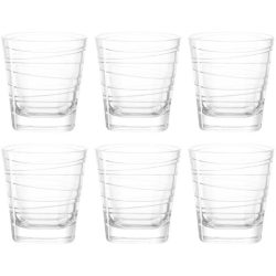 Leonardo - 6 Whiskygläser, 250 ml, Transparent