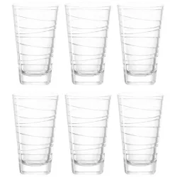 Leonardo - Longdrinkglas, 6 Stück, 280 ml, Transparent