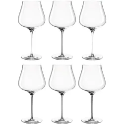 Rotweinglas-Set Leonardo Transparent Kristall 24 cm 11.5 cm - Material: Kristallglas - Rotweinglas-Set