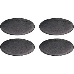 Platzteller-Set Leonardo Grau Keramik 32 cm - Farbe: anthrazit - Platzteller-Set