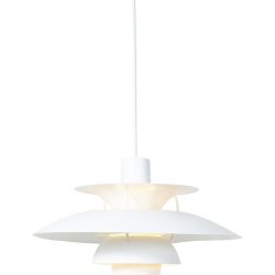 Louis poulsen Pendellampe PH 5 Weiss Aluminium 26.7 cm - Pendellampe