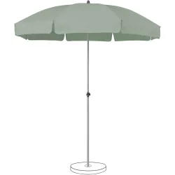 Suncomfort BY GLATZ Sonnenschirm Siesta grün Polyester B 180 T 180 cm - Sonnenschirm