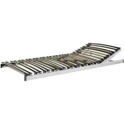 Philrouge Einlegerahmen Flex Easy I Braun Holz 120 x 200 cm Verstellbare Lehne - Farbe: buche - Einlegerahmen