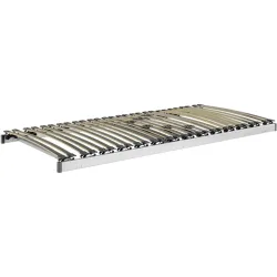 Philrouge Einlegerahmen Flex Easy Fix Braun Holz 120 x 200 cm Höhenverstellbar (manuell) - Farbe: buche - Einlegerahmen