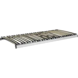 Philrouge Einlegerahmen Flex Easy II Braun Holz 140 x 200 cm Höhenverstellbar (manuell) - Farbe: buche - Einlegerahmen