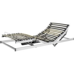 Philrouge Einlegerahmen mit Motor Flex Easy 2M Braun Holz 140 x 200 cm Höhenverstellbar (elektrisch) - Farbe: buche - Einlegerahmen mit Motor