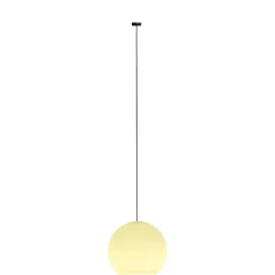 Designer-Pendellampe Bankamp Strada Pro Globe weiss dimmbar D 23 cm - LED - Lichtfarbe: Extra warmweiss - Material: Acryl - Designer-Pendellampe- LED