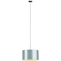 Designer-Pendellampe Bankamp Strada Pro Grand Metal aluminium matt dimmbar D 20 cm - LED - Lichtfarbe: Extra warmweiss - Material: Aluminium/Acryl -