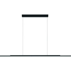 Designer-Pendellampe Bankamp Lightline IV schwarz dimmbar - LED - Material: Glas/Stahl/Aluminium - Designer-Pendellampe- LED Energiesparlampe