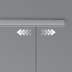 Designer-Pendellampen-Schiene Bankamp Strada Pro aluminium matt 200 cm - Schiene